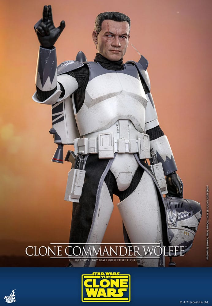 Star Wars: The Clone Wars Actionfigur 1/6 Clone Commander Wolffe 30 cm - Preorder - ETA: 25.03.2026