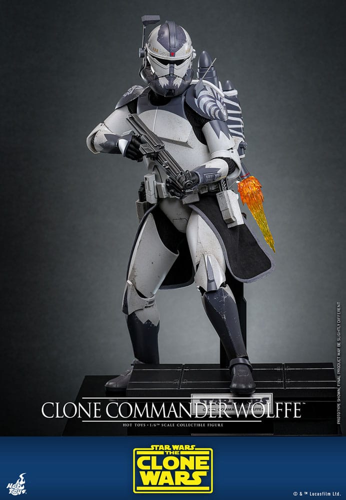 Star Wars: The Clone Wars Actionfigur 1/6 Clone Commander Wolffe 30 cm - Preorder - ETA: 25.03.2026