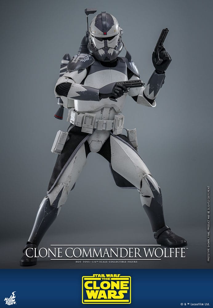 Star Wars: The Clone Wars Actionfigur 1/6 Clone Commander Wolffe 30 cm - Preorder - ETA: 25.03.2026