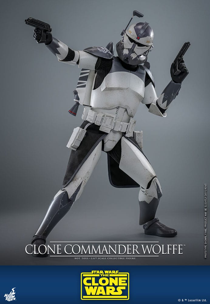 Star Wars: The Clone Wars Actionfigur 1/6 Clone Commander Wolffe 30 cm - Preorder - ETA: 25.03.2026