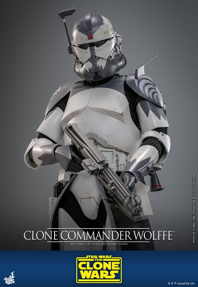 Star Wars: The Clone Wars Actionfigur 1/6 Clone Commander Wolffe 30 cm - Preorder - ETA: 25.03.2026