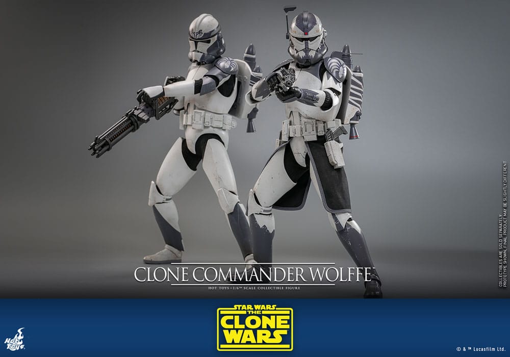 Star Wars: The Clone Wars Actionfigur 1/6 Clone Commander Wolffe 30 cm - Preorder - ETA: 25.03.2026