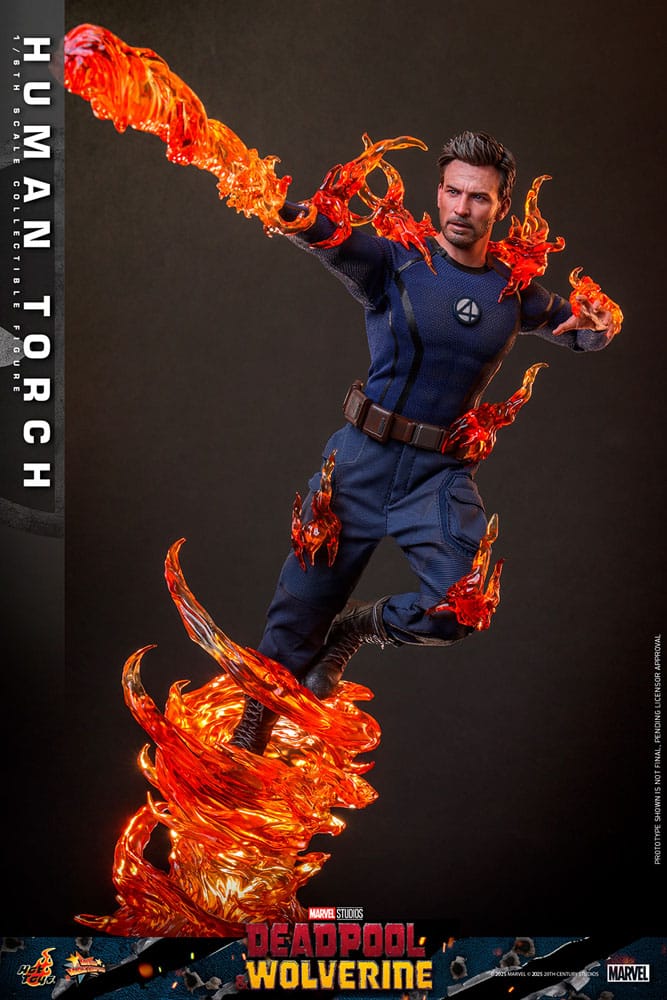 Deadpool & Wolverine Movie Masterpiece Actionfigur 1/6 Human Torch 31 cm - Preorder - ETA: 25.06.2026