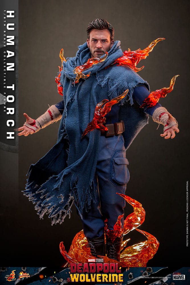Deadpool & Wolverine Movie Masterpiece Actionfigur 1/6 Human Torch 31 cm - Preorder - ETA: 25.06.2026