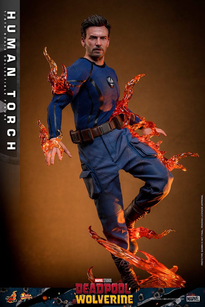 Deadpool & Wolverine Movie Masterpiece Actionfigur 1/6 Human Torch 31 cm - Preorder - ETA: 25.06.2026