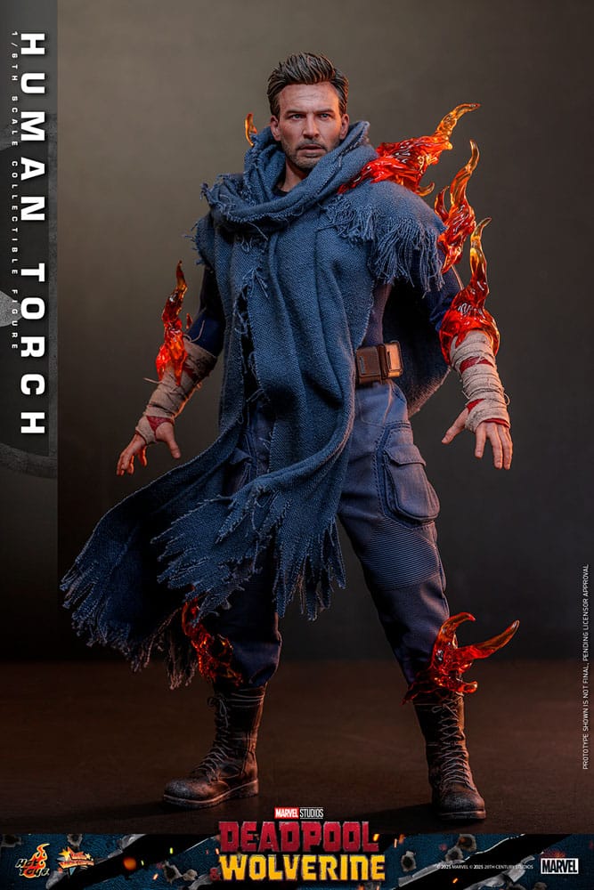 Deadpool & Wolverine Movie Masterpiece Actionfigur 1/6 Human Torch 31 cm - Preorder - ETA: 25.06.2026