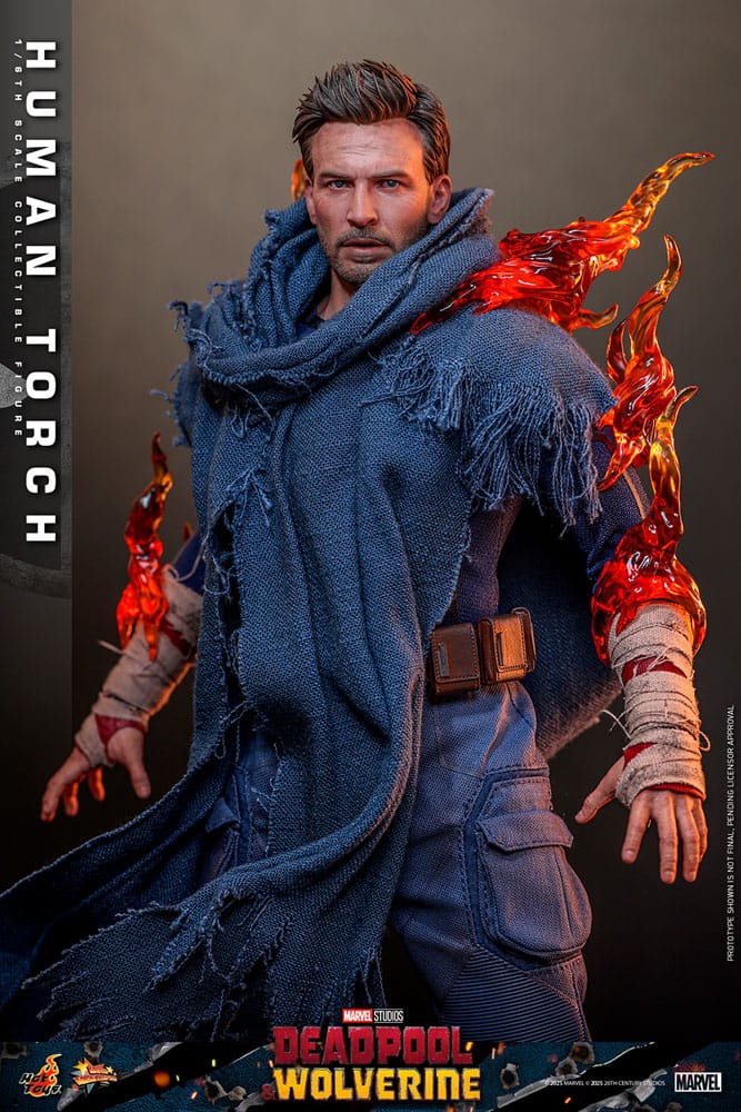 Deadpool & Wolverine Movie Masterpiece Actionfigur 1/6 Human Torch 31 cm - Preorder - ETA: 25.06.2026