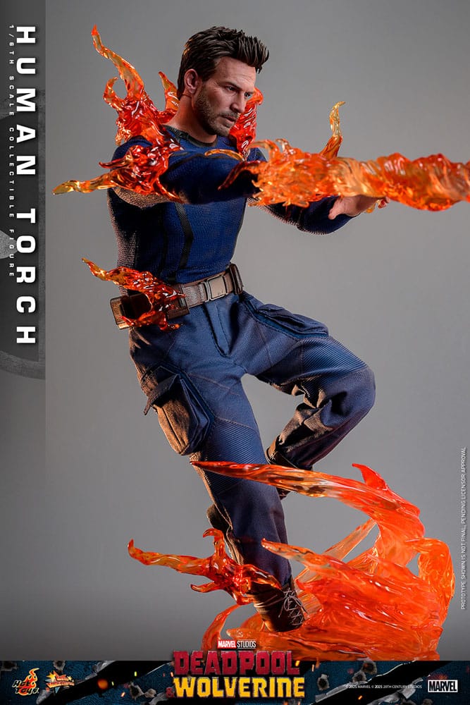 Deadpool & Wolverine Movie Masterpiece Actionfigur 1/6 Human Torch 31 cm - Preorder - ETA: 25.06.2026