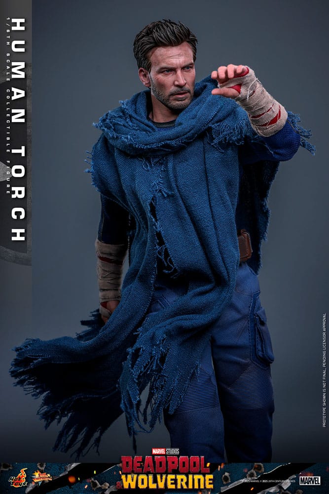 Deadpool & Wolverine Movie Masterpiece Actionfigur 1/6 Human Torch 31 cm - Preorder - ETA: 25.06.2026