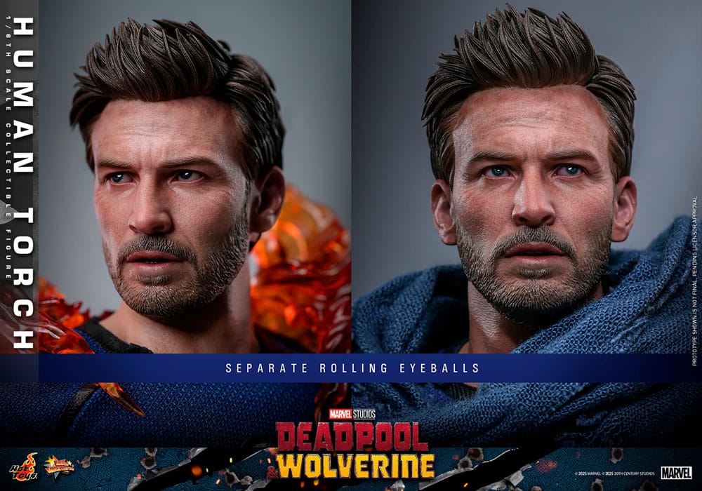 Deadpool & Wolverine Movie Masterpiece Actionfigur 1/6 Human Torch 31 cm - Preorder - ETA: 25.06.2026