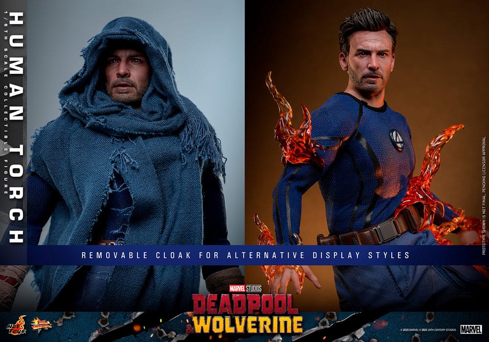 Deadpool & Wolverine Movie Masterpiece Actionfigur 1/6 Human Torch 31 cm - Preorder - ETA: 25.06.2026