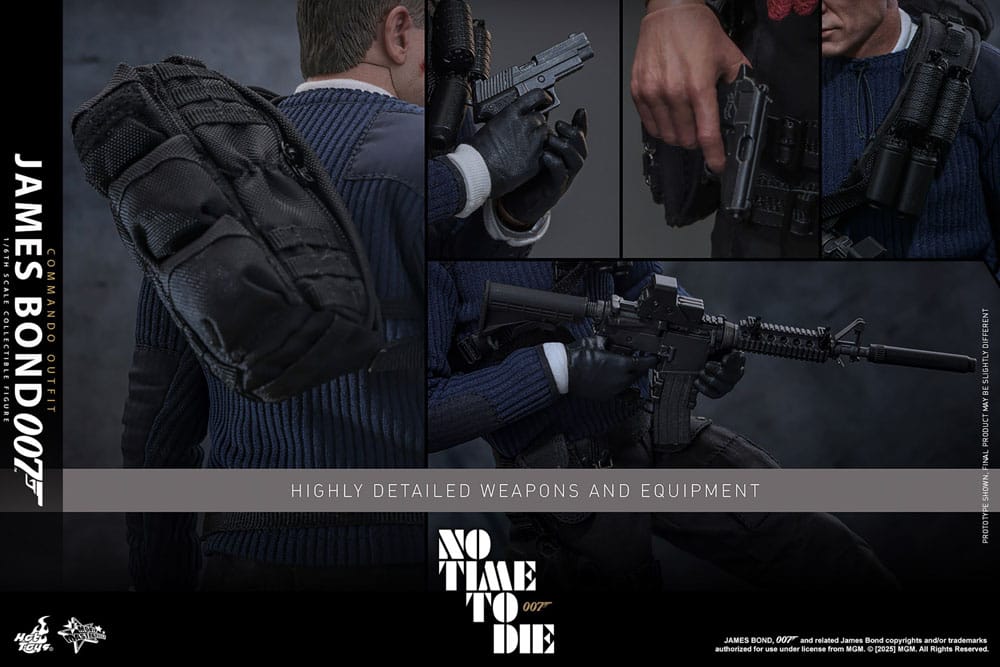 James Bond 007: Keine Zeit zu sterben Movie Masterpiece Actionfigur 1/6 James Bond (Commando Outfit) Hot Toys Exclusive 30 cm - Preorder - ETA: 25.11.2026