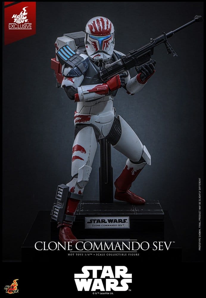 Star Wars: The Clone Wars Television Masterpiece Actionfigur 1/6 Clone Commando Sev (Hot Toys Exclusive) 30 cm - Preorder - ETA: 19.02.2027