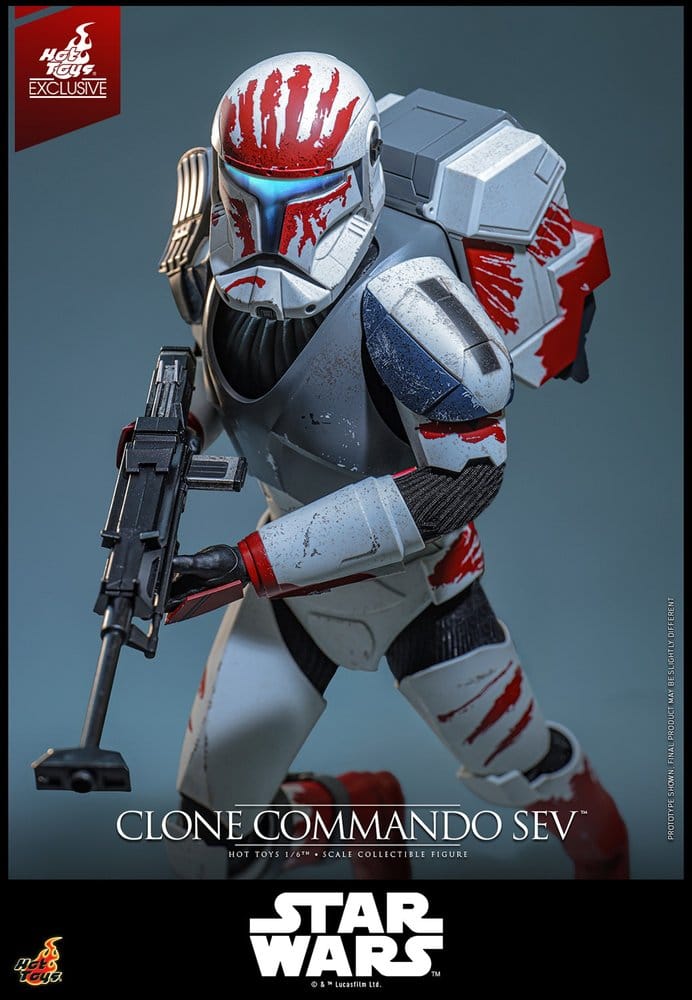 Star Wars: The Clone Wars Television Masterpiece Actionfigur 1/6 Clone Commando Sev (Hot Toys Exclusive) 30 cm - Preorder - ETA: 19.02.2027