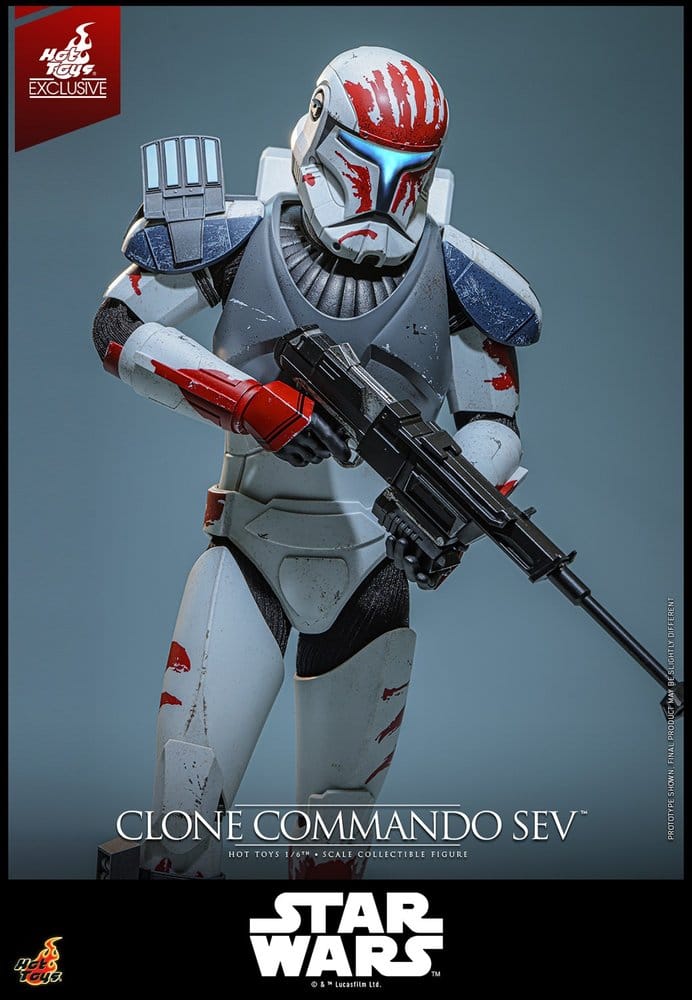 Star Wars: The Clone Wars Television Masterpiece Actionfigur 1/6 Clone Commando Sev (Hot Toys Exclusive) 30 cm - Preorder - ETA: 19.02.2027