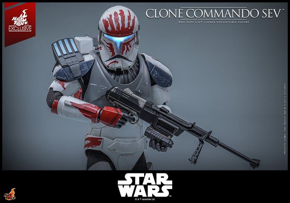 Star Wars: The Clone Wars Television Masterpiece Actionfigur 1/6 Clone Commando Sev (Hot Toys Exclusive) 30 cm - Preorder - ETA: 19.02.2027
