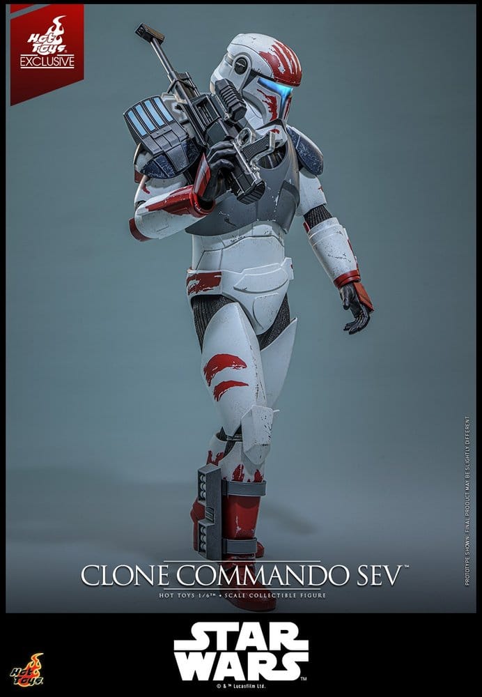 Star Wars: The Clone Wars Television Masterpiece Actionfigur 1/6 Clone Commando Sev (Hot Toys Exclusive) 30 cm - Preorder - ETA: 19.02.2027