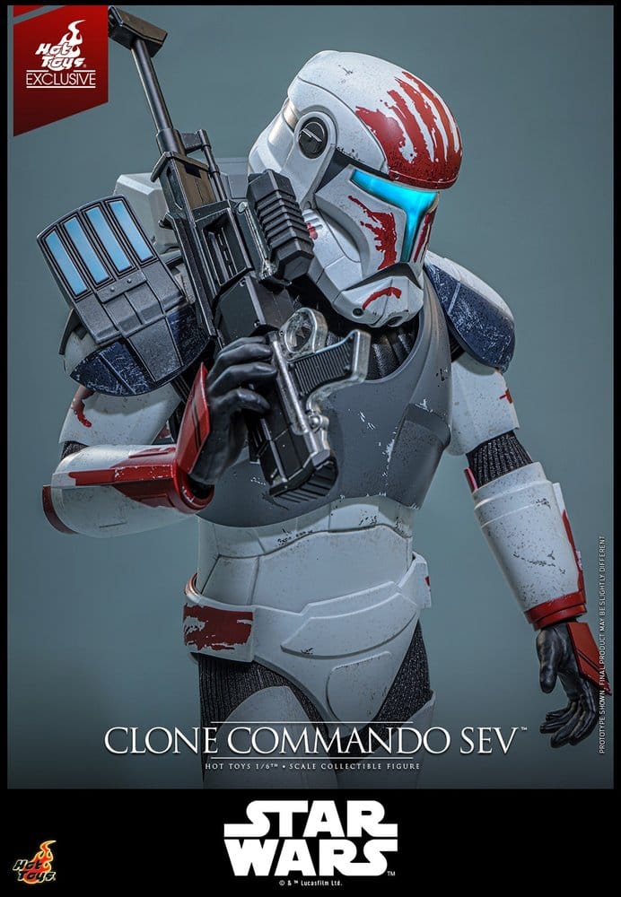 Star Wars: The Clone Wars Television Masterpiece Actionfigur 1/6 Clone Commando Sev (Hot Toys Exclusive) 30 cm - Preorder - ETA: 19.02.2027