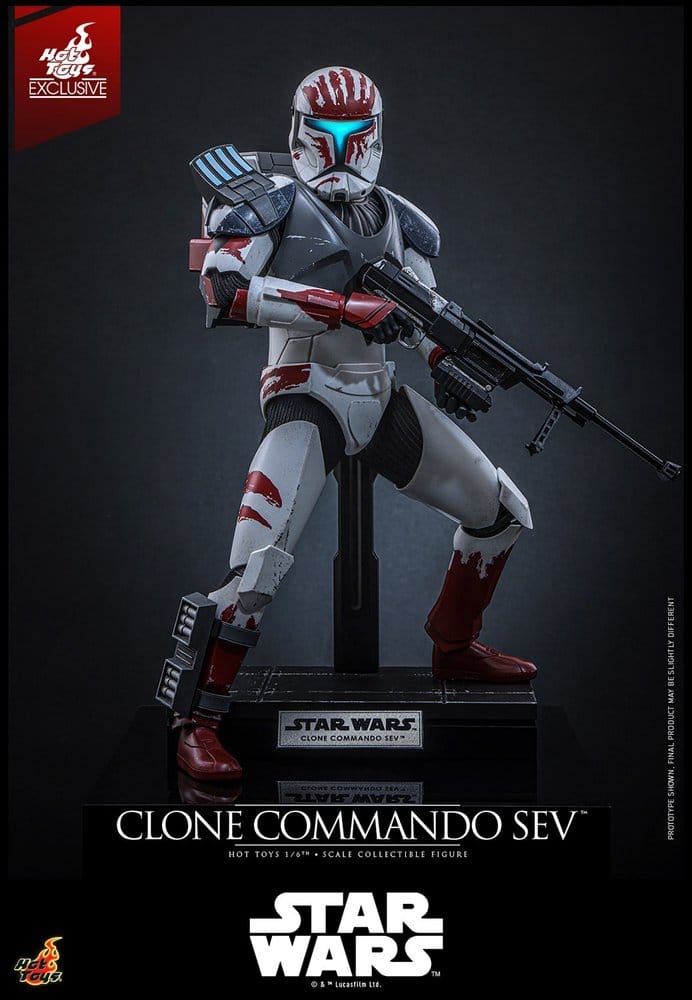 Star Wars: The Clone Wars Television Masterpiece Actionfigur 1/6 Clone Commando Sev (Hot Toys Exclusive) 30 cm - Preorder - ETA: 19.02.2027