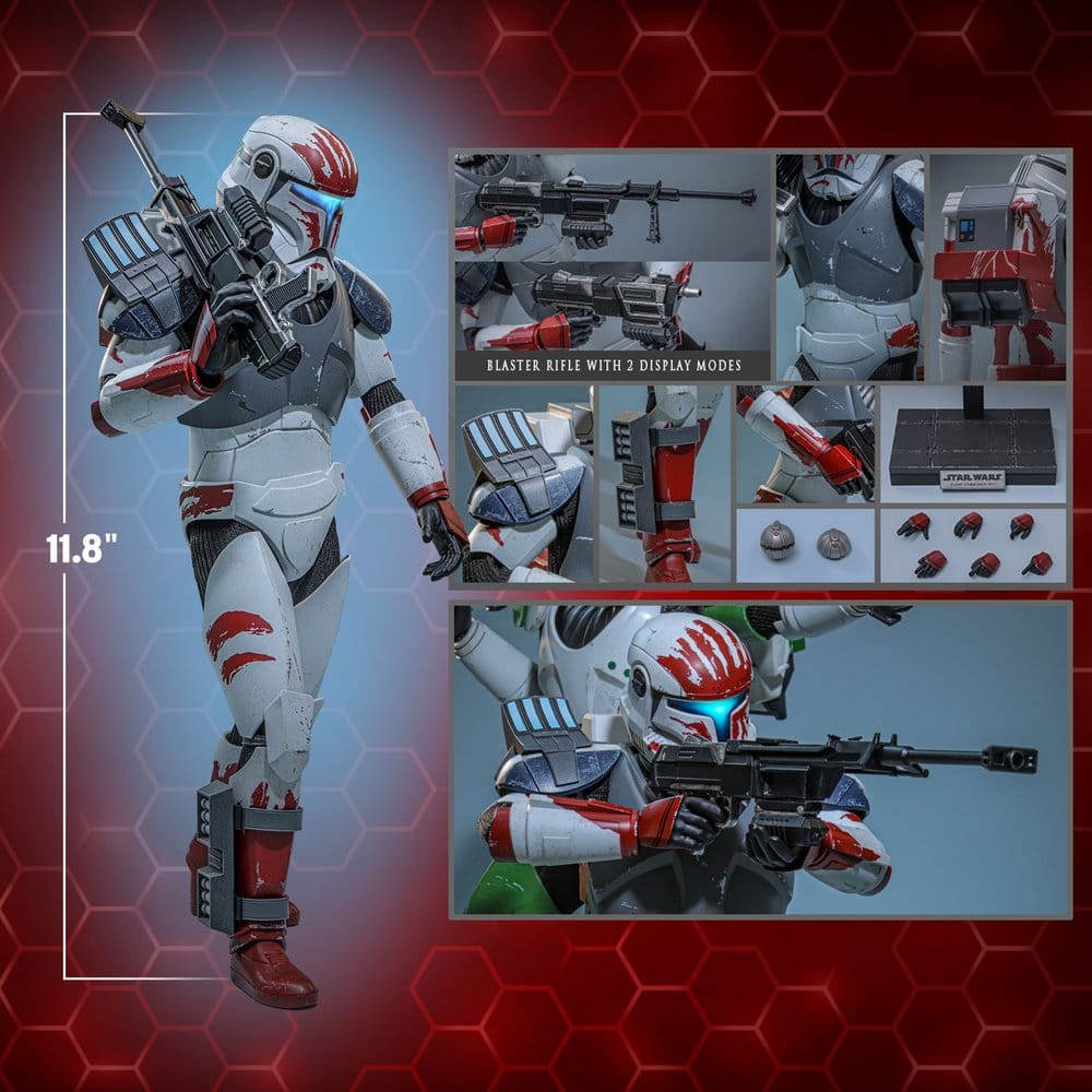 Star Wars: The Clone Wars Television Masterpiece Actionfigur 1/6 Clone Commando Sev (Hot Toys Exclusive) 30 cm - Preorder - ETA: 19.02.2027