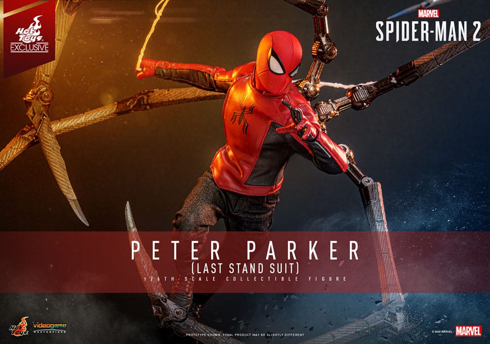 Spider-Man Actionfigur 1/6 Peter Parker (Last Stand Suit) Hot Toys Exclusive 30 cm - Versand: 7 Tage nach Bestellung