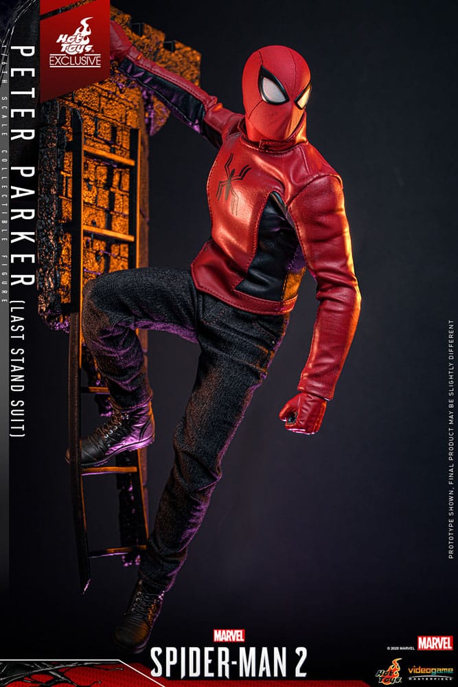Spider-Man Actionfigur 1/6 Peter Parker (Last Stand Suit) Hot Toys Exclusive 30 cm - Versand: 7 Tage nach Bestellung