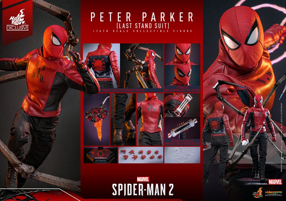 Spider-Man Actionfigur 1/6 Peter Parker (Last Stand Suit) Hot Toys Exclusive 30 cm - Versand: 7 Tage nach Bestellung