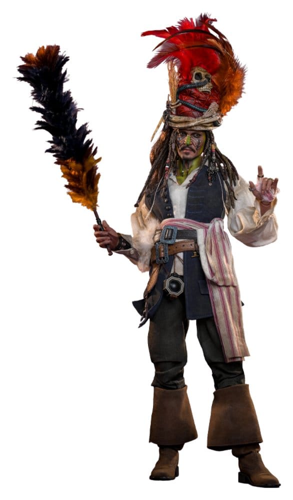 Pirates of the Caribbean - Fluch der Karibik 2 DX Actionfigur 1/6 Pelegostos Chief Jack Sparrow 30 cm  - Preorder - ETA: 28.12.2026