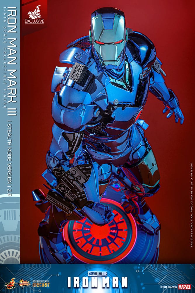 Iron Man Movie Masterpiece Diecast Actionfigur 1/6 Iron Man Mark III (Stealth Mode Ver.) 2.0 Hot Toys Exclusive 33 cm - Preorder - ETA: 18.11.2025