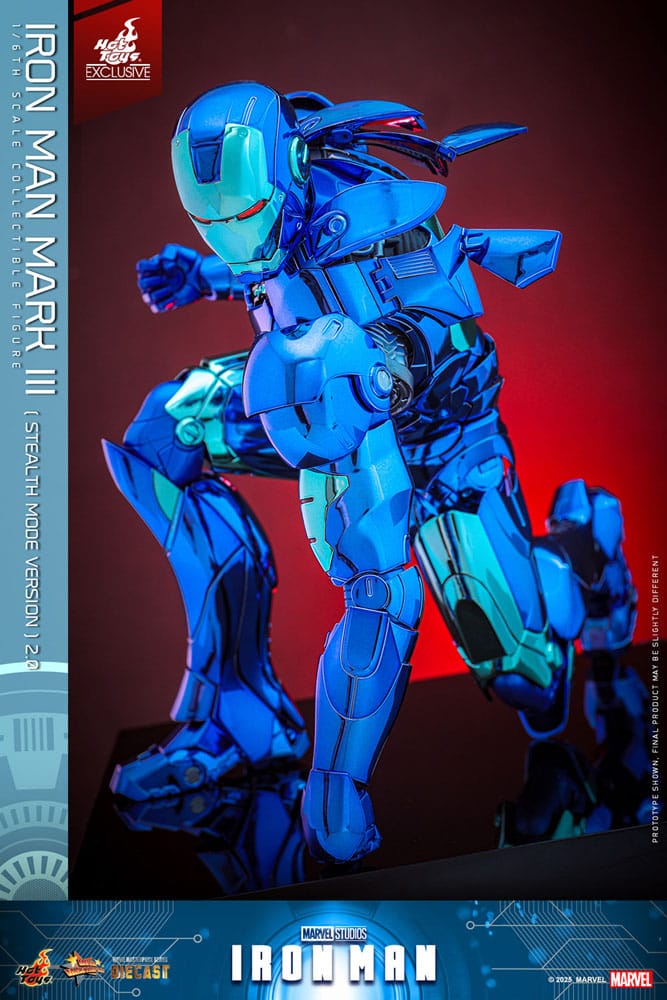Iron Man Movie Masterpiece Diecast Actionfigur 1/6 Iron Man Mark III (Stealth Mode Ver.) 2.0 Hot Toys Exclusive 33 cm - Preorder - ETA: 18.11.2025