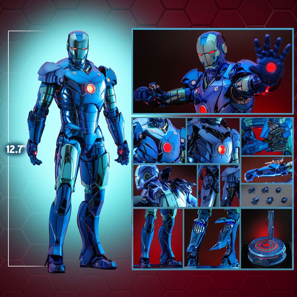 Iron Man Movie Masterpiece Diecast Actionfigur 1/6 Iron Man Mark III (Stealth Mode Ver.) 2.0 Hot Toys Exclusive 33 cm - Preorder - ETA: 18.11.2025