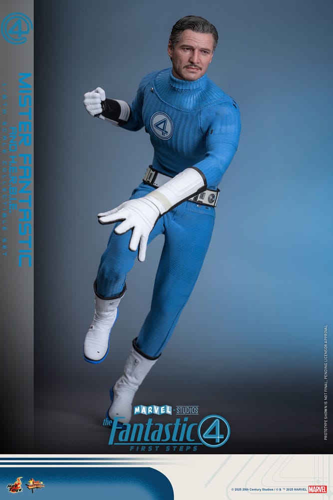 The Fantastic Four: First Steps Movie Masterpiece Actionfiguren 2er-Pack 1/6 Mister Fantastic & H.E.R.B.I.E. 30 cm - Preorder - ETA: 25.11.2026