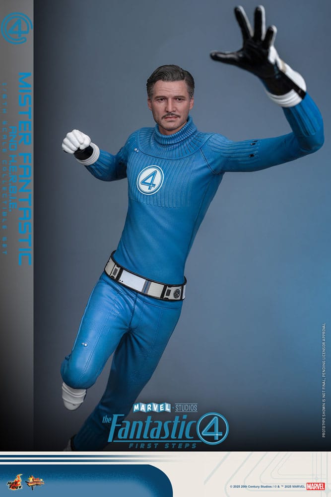 The Fantastic Four: First Steps Movie Masterpiece Actionfiguren 2er-Pack 1/6 Mister Fantastic & H.E.R.B.I.E. 30 cm - Preorder - ETA: 25.11.2026