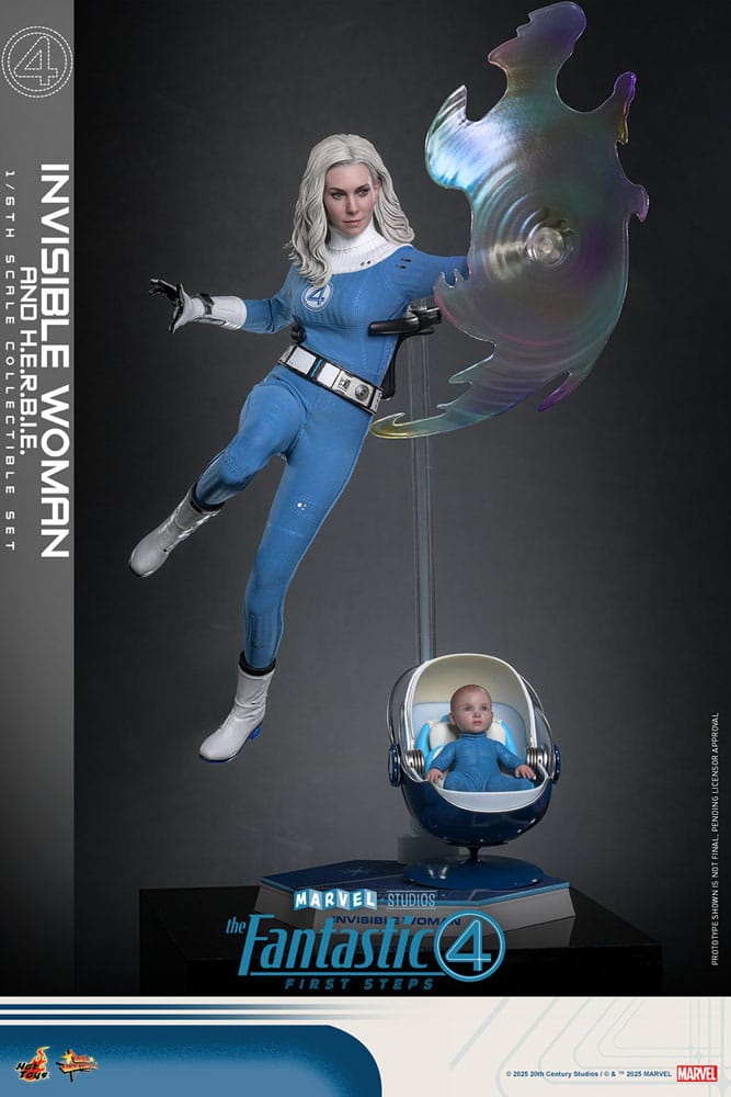 The Fantastic Four: First Steps Movie Masterpiece Actionfiguren 2er-Pack 1/6 Invisible Woman & H.E.R.B.I.E. 28 cm - Preorder - ETA: 25.11.2026