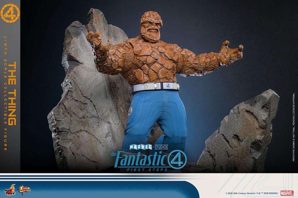 The Fantastic Four: First Steps Movie Masterpiece Actionfigur 1/6 The Thing 31 cm - Preorder - ETA: 25.11.2026