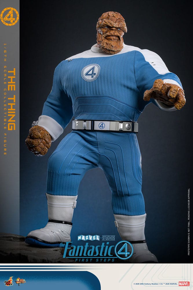 The Fantastic Four: First Steps Movie Masterpiece Actionfigur 1/6 The Thing 31 cm - Preorder - ETA: 25.11.2026