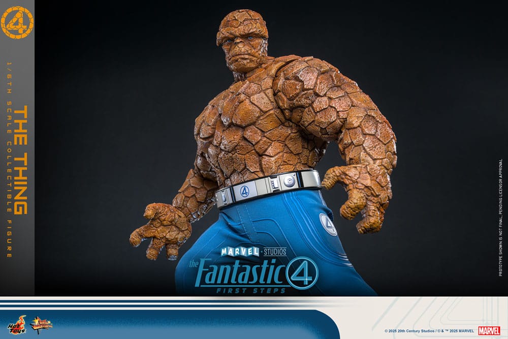 The Fantastic Four: First Steps Movie Masterpiece Actionfigur 1/6 The Thing 31 cm - Preorder - ETA: 25.11.2026