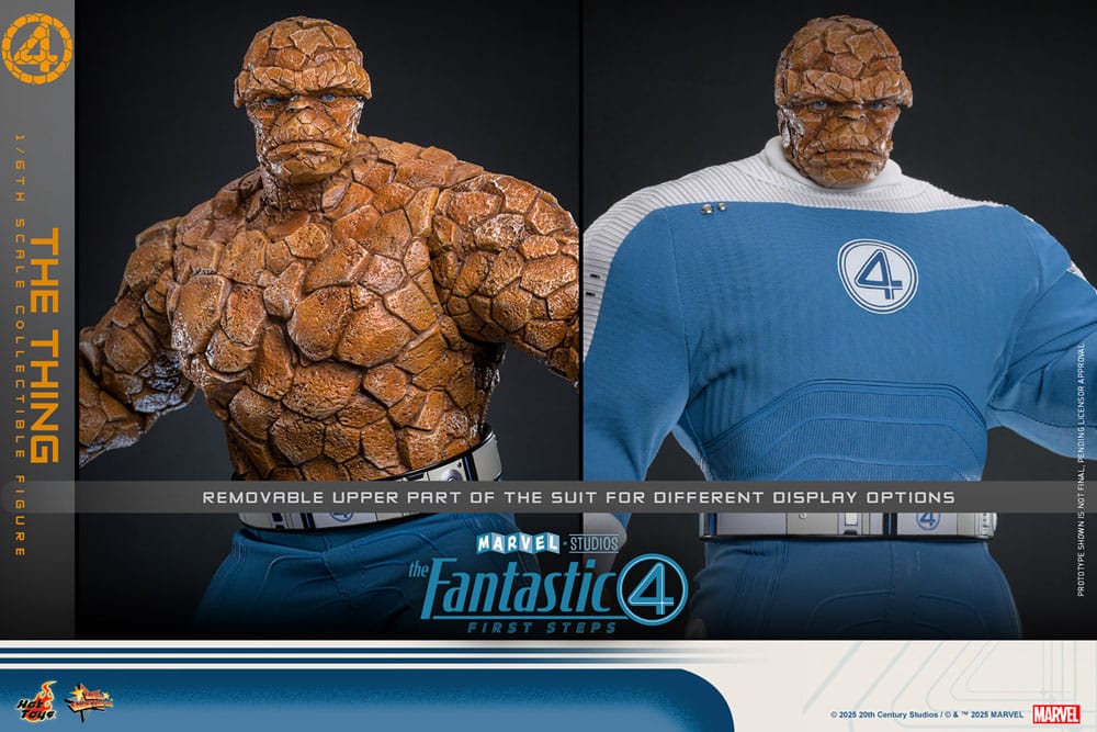 The Fantastic Four: First Steps Movie Masterpiece Actionfigur 1/6 The Thing 31 cm - Preorder - ETA: 25.11.2026