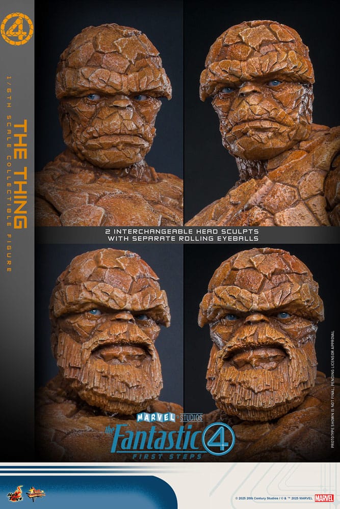The Fantastic Four: First Steps Movie Masterpiece Actionfigur 1/6 The Thing 31 cm - Preorder - ETA: 25.11.2026