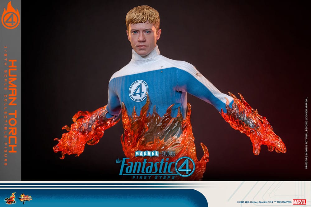 The Fantastic Four: First Steps Movie Masterpiece Actionfigur 1/6 Human Torch 30 cm - Preorder - ETA: 25.11.2026