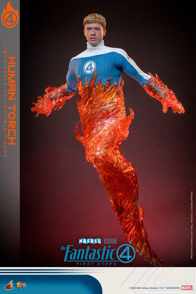 The Fantastic Four: First Steps Movie Masterpiece Actionfigur 1/6 Human Torch 30 cm - Preorder - ETA: 25.11.2026