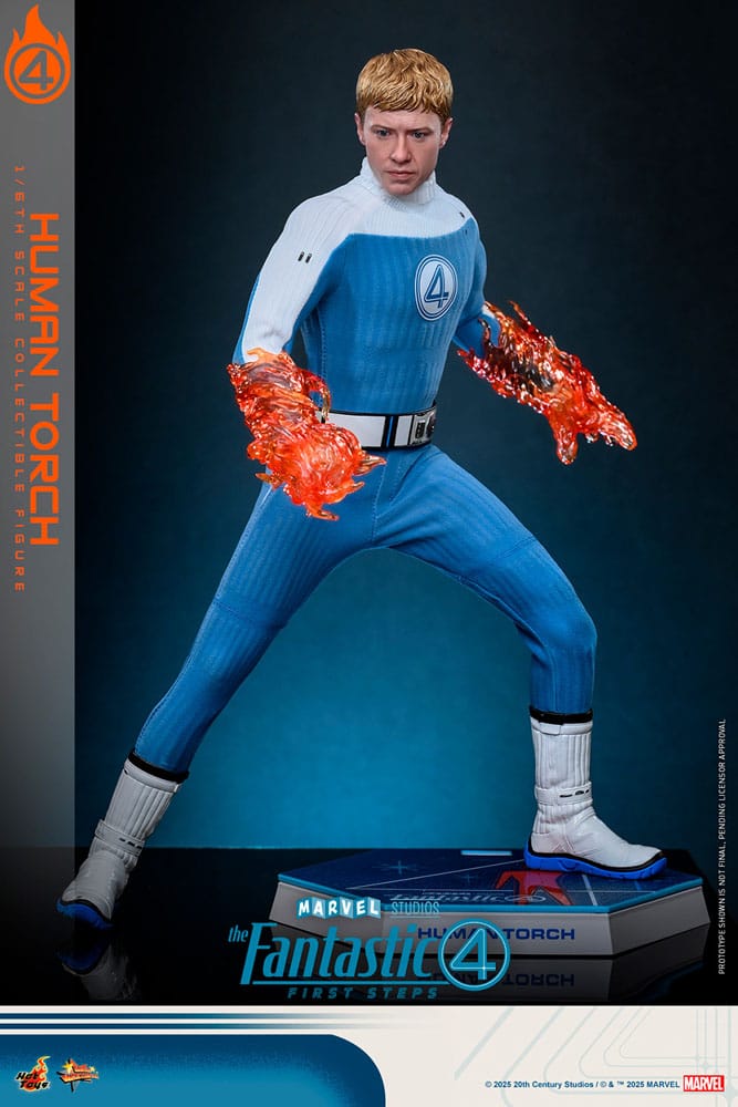 The Fantastic Four: First Steps Movie Masterpiece Actionfigur 1/6 Human Torch 30 cm - Preorder - ETA: 25.11.2026