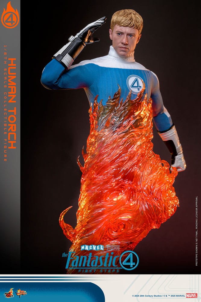 The Fantastic Four: First Steps Movie Masterpiece Actionfigur 1/6 Human Torch 30 cm - Preorder - ETA: 25.11.2026