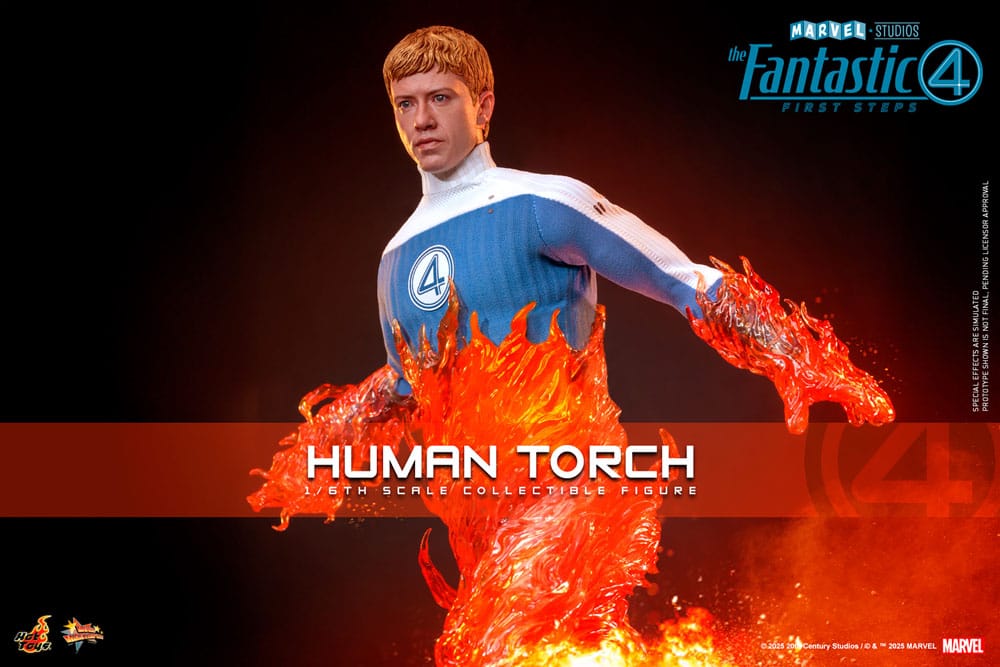 The Fantastic Four: First Steps Movie Masterpiece Actionfigur 1/6 Human Torch 30 cm - Preorder - ETA: 25.11.2026