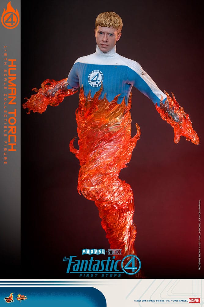The Fantastic Four: First Steps Movie Masterpiece Actionfigur 1/6 Human Torch 30 cm - Preorder - ETA: 25.11.2026