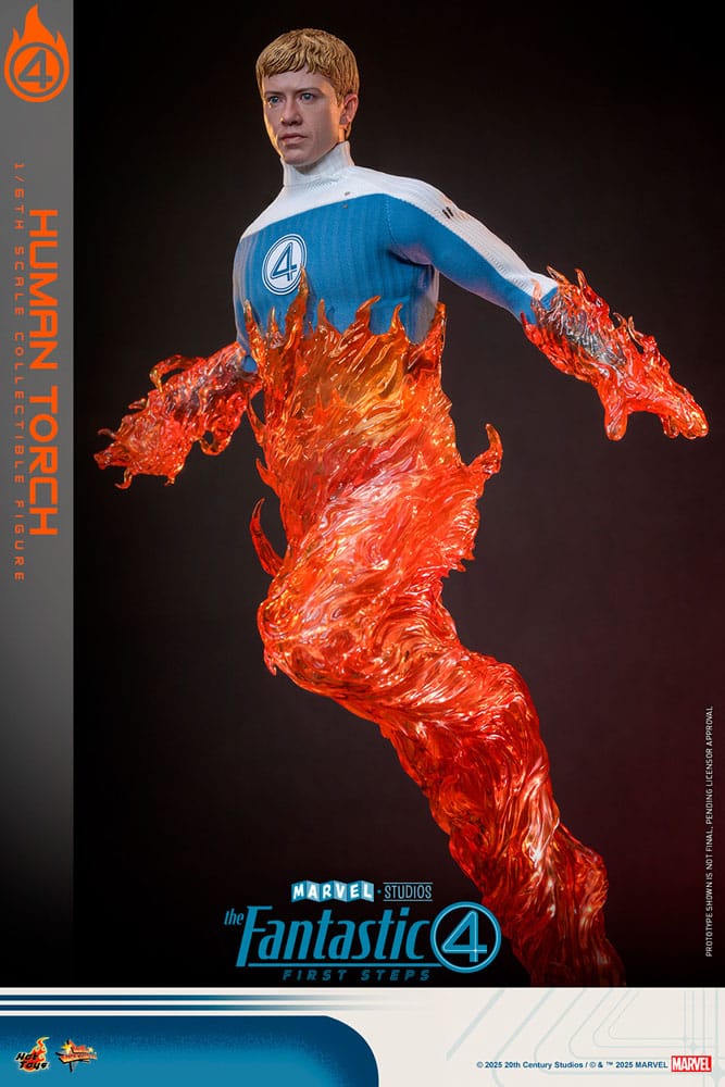 The Fantastic Four: First Steps Movie Masterpiece Actionfigur 1/6 Human Torch 30 cm - Preorder - ETA: 25.11.2026