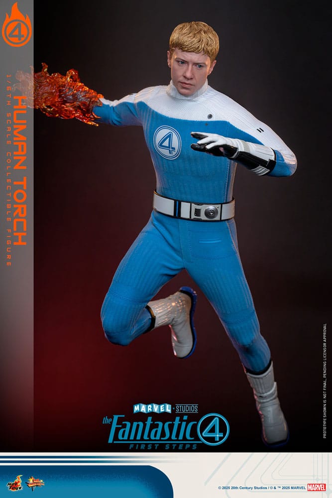 The Fantastic Four: First Steps Movie Masterpiece Actionfigur 1/6 Human Torch 30 cm - Preorder - ETA: 25.11.2026