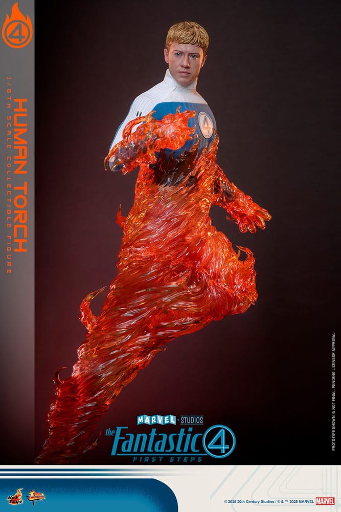 The Fantastic Four: First Steps Movie Masterpiece Actionfigur 1/6 Human Torch 30 cm - Preorder - ETA: 25.11.2026