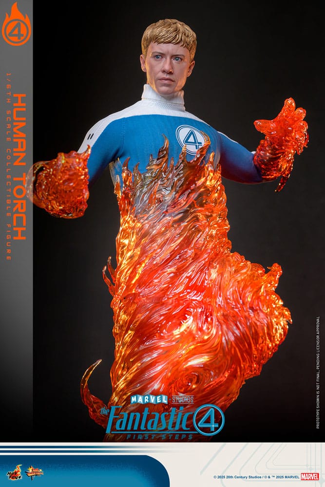 The Fantastic Four: First Steps Movie Masterpiece Actionfigur 1/6 Human Torch 30 cm - Preorder - ETA: 25.11.2026