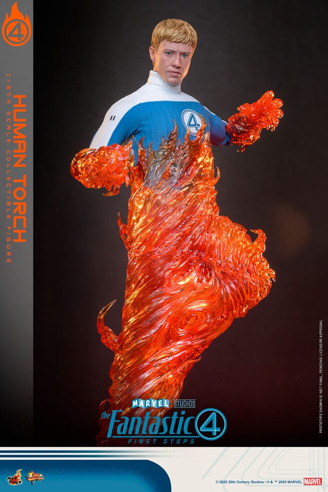 The Fantastic Four: First Steps Movie Masterpiece Actionfigur 1/6 Human Torch 30 cm - Preorder - ETA: 25.11.2026